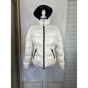 Moncler Badia White Down vintage Jacket